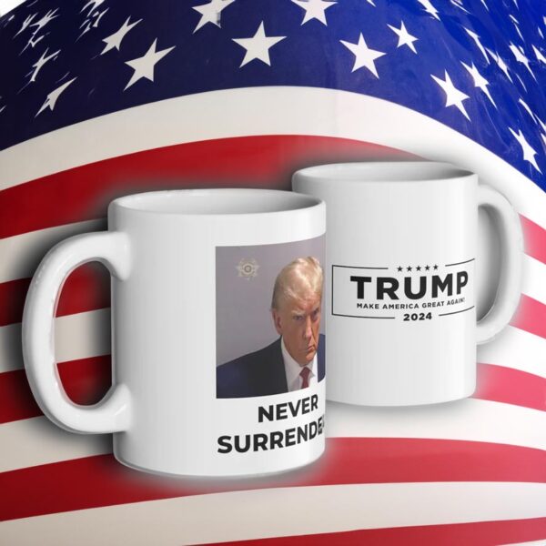 Never Surrender White Coffee Mug Cup