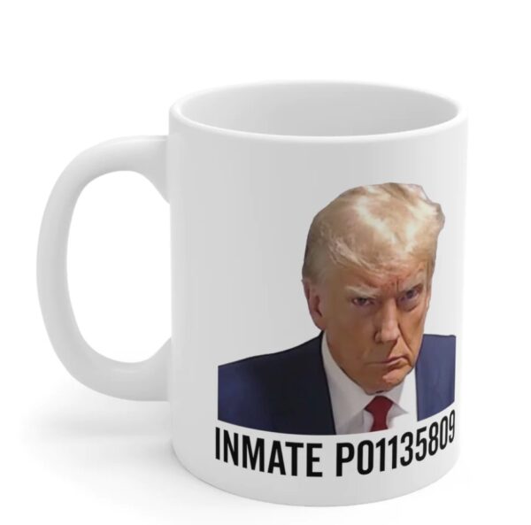 Trump Best Mugshot Mug Never Surrender Georgia Mugshot Mug Ceramic Mug 11oz - Trump Gift Mugs Trump Christmas