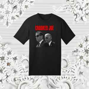 Crooked Joe Black Cotton T-Shirt