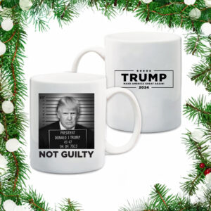 Official Trump Mugshot White Coffee Mug