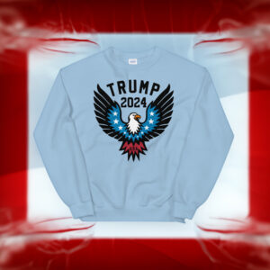 President Trump in 2024 with this stylish and patriotic Trump 2024 Sweatshirt shirt