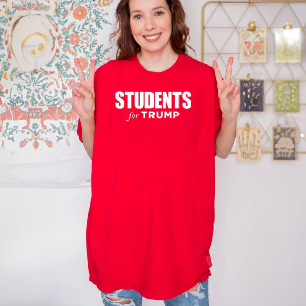 Students for Trump Cardinal Cotton Shirts