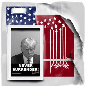 Trump Never Surrender Poster