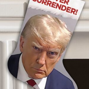 Trump Never Surrender Christmas Stockings