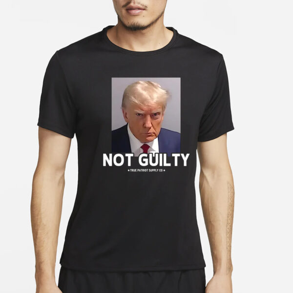 Trump Mugshot NOT GUILTY Unisex Classic T Shirt2