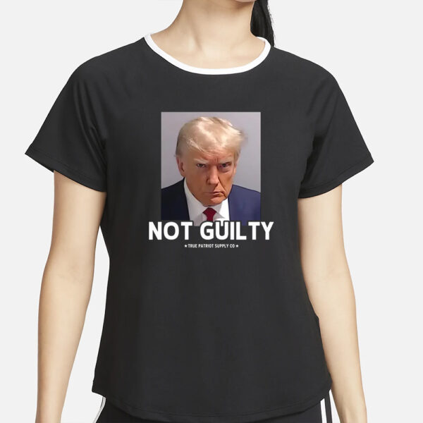 Trump Mugshot NOT GUILTY Unisex Classic T Shirt4