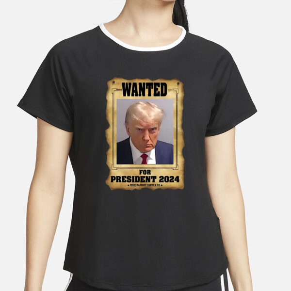 Trump Mugshot Wanted For President 2024 Unisex Classic T Shirt2