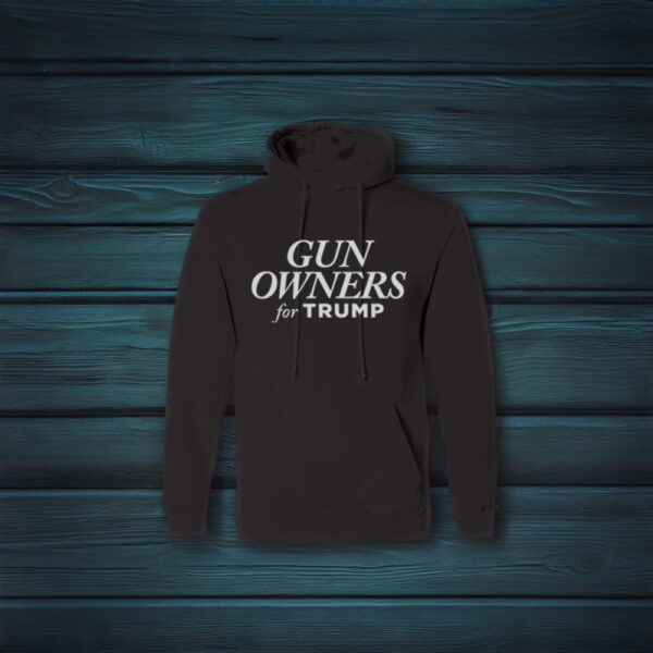 Gun Owners for Trump Black Hooded Pullover