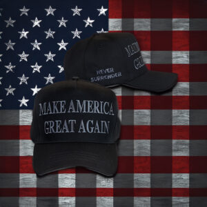 TRUMP NEVER SURRENDER BLACK MAGA Snapbacks hat Cap