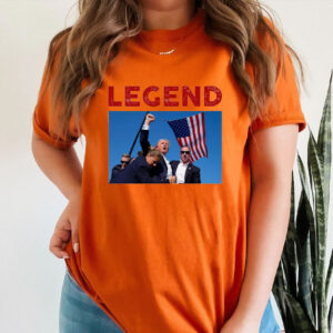 Donald Trump Shot T-SHIRT- LEGEND , Support T-Shirts, TRUMP 2024