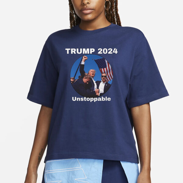 Trump 2024 Unstoppable Bloody Assassination Attempt T-Shirt1