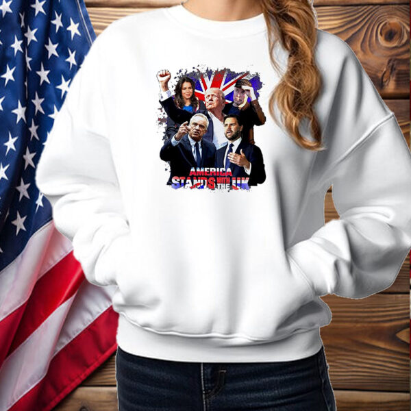 America stand with The UK Donald Trump T-Shirt2