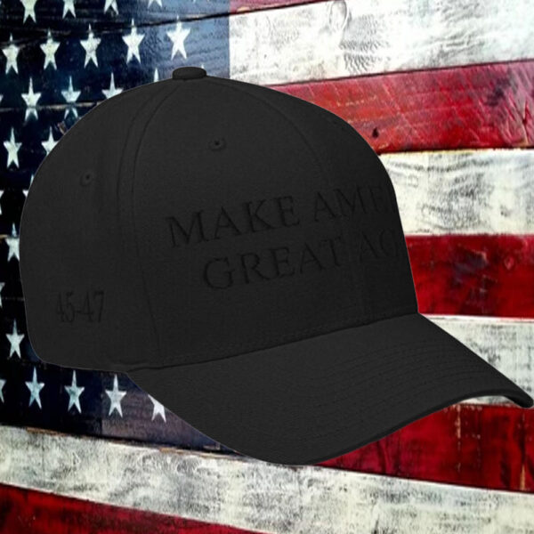 Blackout MAGA Hat, Make America Great Again Hat - Trump Victory