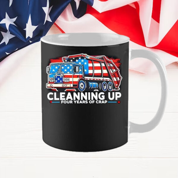 Cleaning Up After Four Years Trump Political Mug