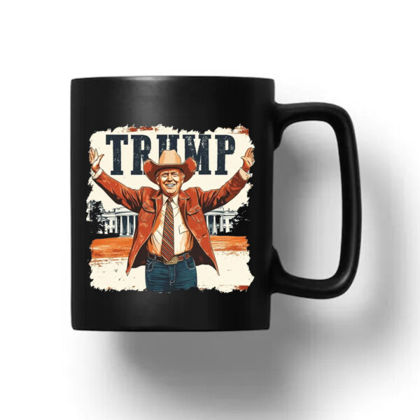 Cowboy Trump Mug 2024 , Western Trump1