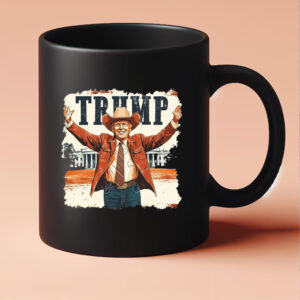 Cowboy Trump Mug 2024 , Western Trump33