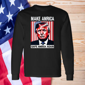 DONALD TRUMP SHIRT WITH MAKE AMERICA SAFE AGAIN T-SHIRT2