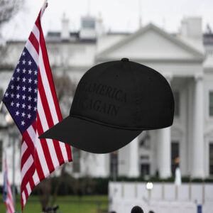 Dark MAGA Embroider Black Hat 20242