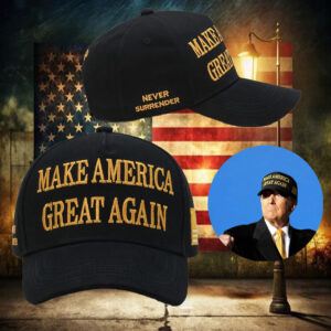 Donald Trump 45-47 Never Surrender MAGA Hat ,Make America Great Again2