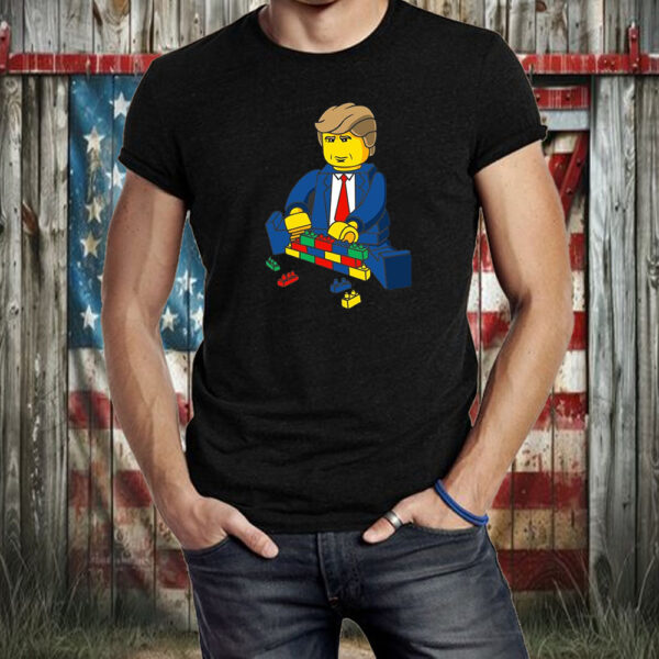 Donald Trump Building a Wall out of Toys Toddler Shirt ,Sweatshirt ,Hoodie2