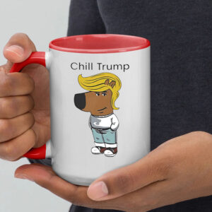 Donald Trump Chill Guy Meme Mug2