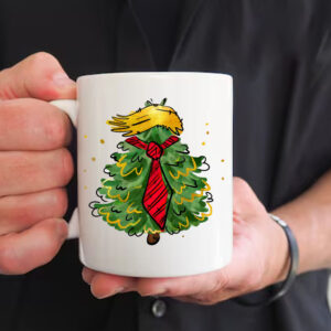 Donald Trump Christmas Tree 2024 Mug2