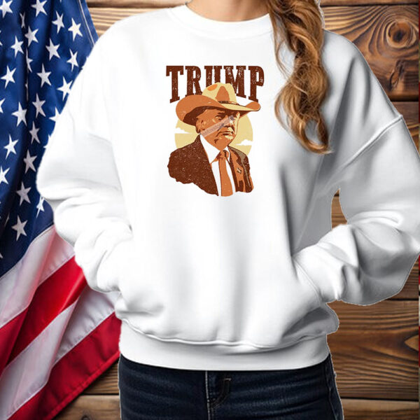 Donald Trump Cowboy Graphic T-Shirt Gift2