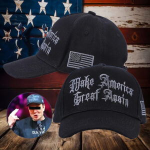 Donald Trump Gothic Dark MAGA Hat Make America Great Again1