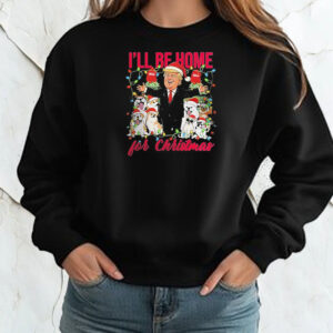 Donald Trump I’ll Be Home For Christmas Lights Dogs Shirt ,Sweatshirt ,Hoodie23