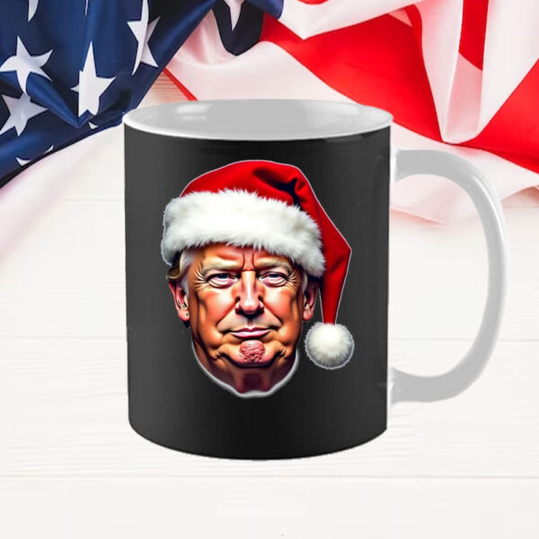 Donald Trump Santa Hat Christmas Mug