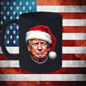 Donald Trump Santa Hat Christmas Mug5