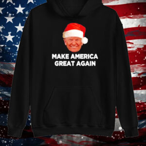 Donald Trump head Santa hat Make America Great Again Christmas Shirt ,Sweatshirt ,Hoodie