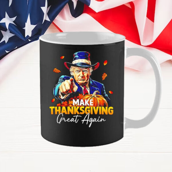 Donald Trump make Thanksgiving great again daddys home Maga Mug