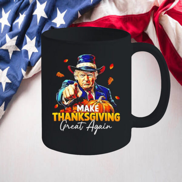 Donald Trump make Thanksgiving great again daddys home Maga Mug2