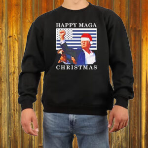 Donald Trump strong fist happy MAGA Christmas Shirt ,Sweatshirt ,Hoodie5