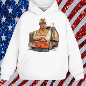 Donald Trump with garbage Truck Shirt, Hoodie, Sweatshirt, Long Sleeve and Tank Top1