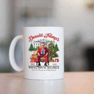 Donald Trump's White House Security Christmas Mug , 2024 Political1