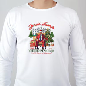 Donald Trump's White House Security Christmas Sweatshirt , T-shirt , Hoodie , Long Sleeve T-Shirt , 2024 Political