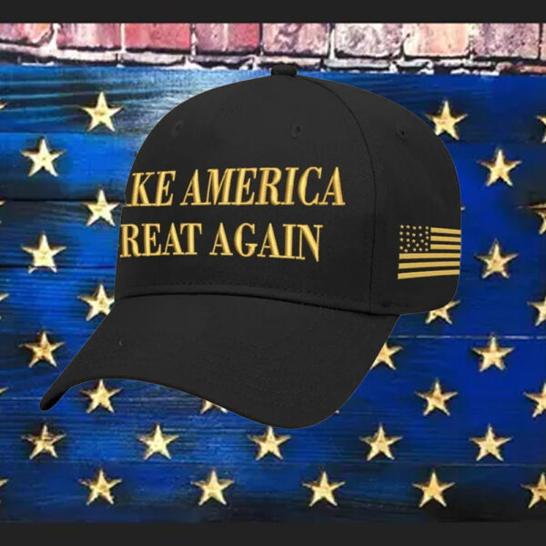 Embroidered Gold MAGA Hat4