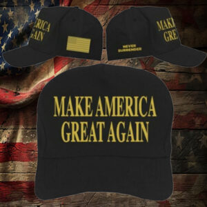 Gold Dark MAGA Hat - Trump Victory3