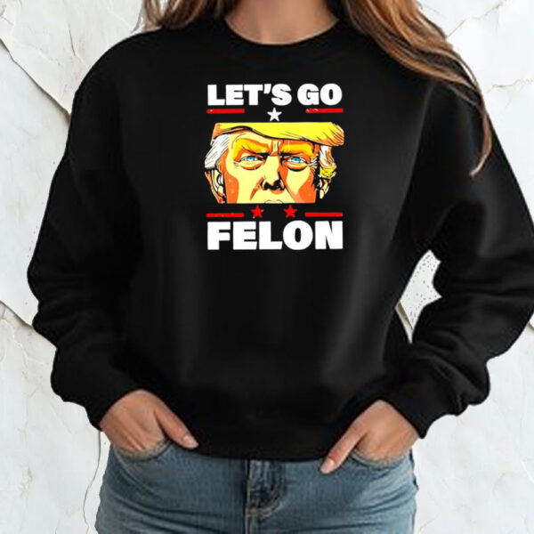 Let’s Go Felon Donald Trump Eyes Comic Shirt ,Sweatshirt ,Hoodie2