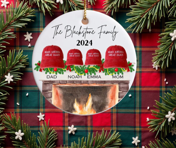 MAGA Family Ornament ,Trump Gift Chritmas Ornament2