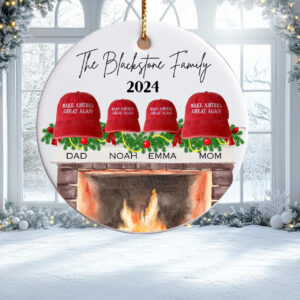 MAGA Family Ornament ,Trump Gift Chritmas Ornament5