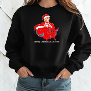 Merry Christmas America Donald Trump Coverage Xmas Pajamas Shirt ,Sweatshirt ,Hoodie1