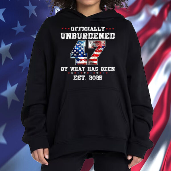 Officially Unburdened By What Has Been Trump Victory Kids Shirt ,Sweatshirt ,Hoodie