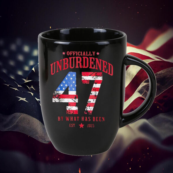 Officially unburdened Trump 47 by what has been est 2025 Mug1