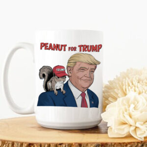 Peanut the Squirrel for Trump Mug