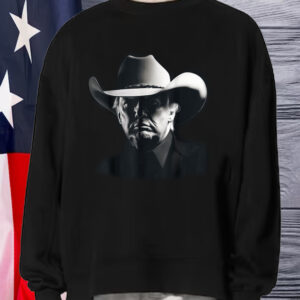 President Trump Head Cowboy USA 2024 Vote Election US MAGA T-Shirt1