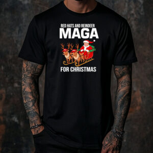 Red Hats and Reindeer MAGA for Christmas Trump Shirt ,Sweatshirt ,Hoodie6