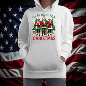 Santa Trump Xmas I’ll Be Home For Christmas Tree 2024 Shirt ,Sweatshirt ,Hoodie